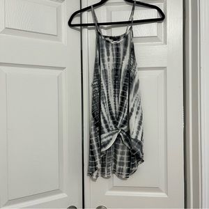 Tie Dye Twist Front Halter